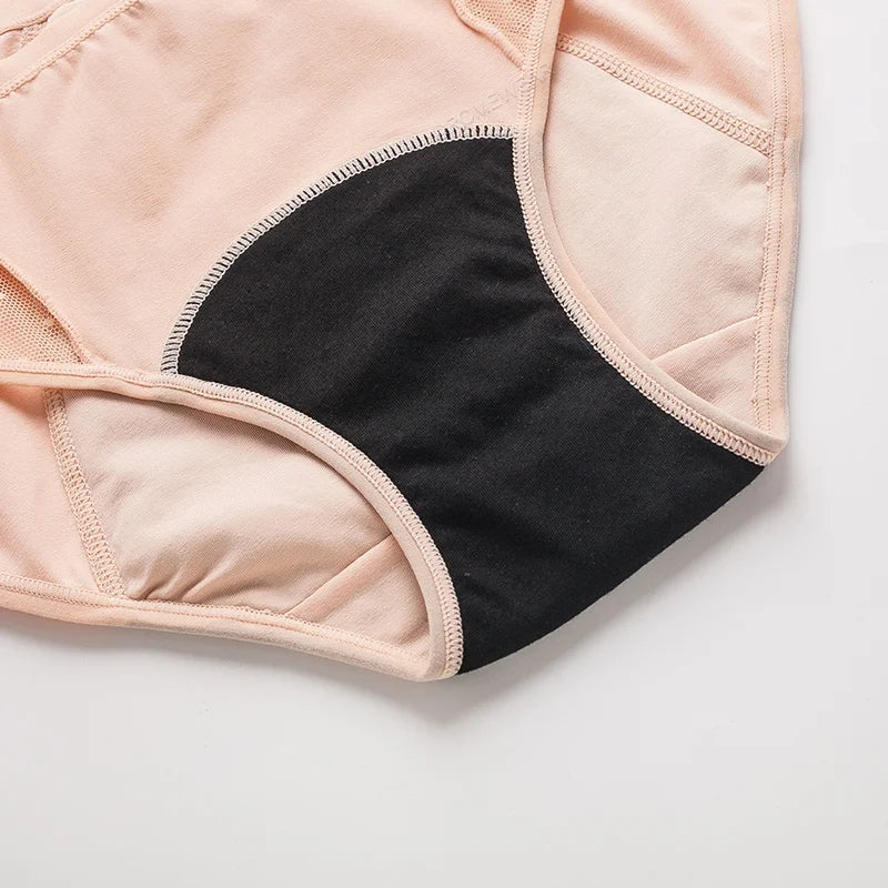 Leakproof Menstrual Panties – 4-Layer Absorbent Underwear for Heavy Flow | Plus Size