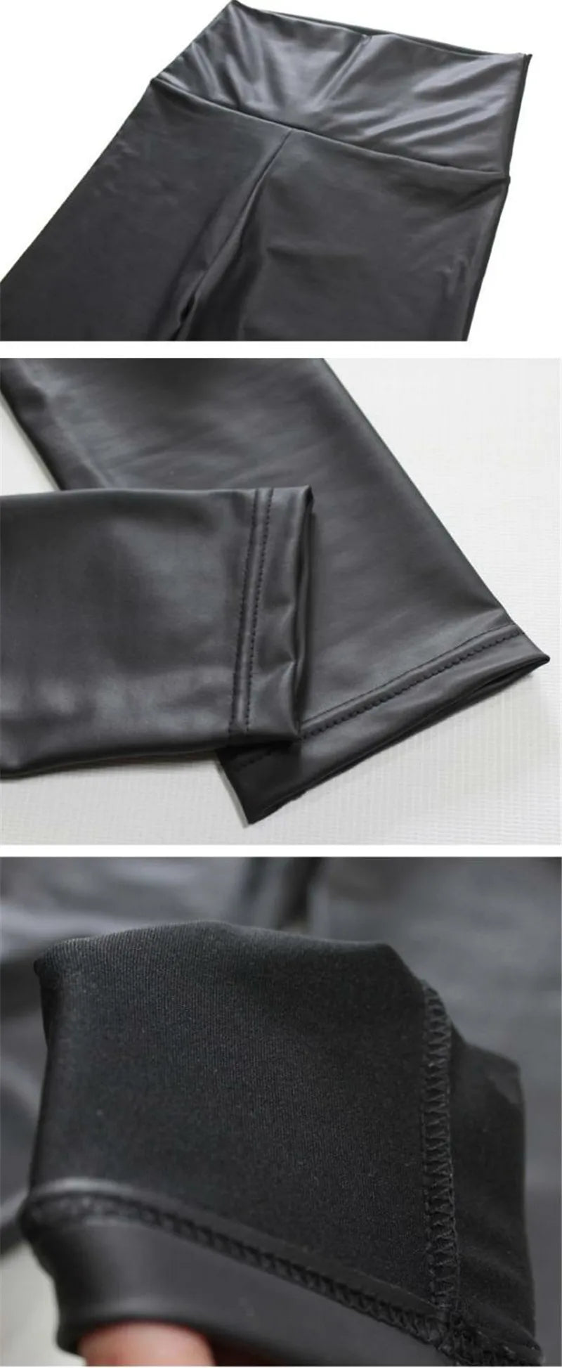Trendy Oversized High-Waisted PU Leather Leggings – Colorful Tight & Sexy Yoga Pants for Women Style Heaven