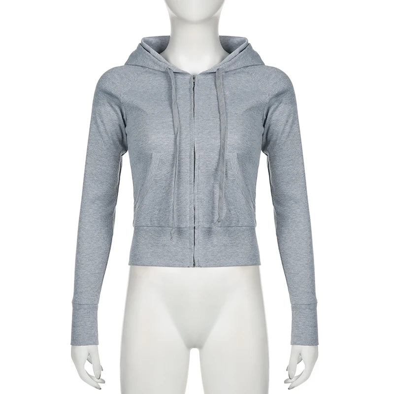 Women's Basic Hooded Sweatshirt Tracksuit – Solid Color Casual Streetwear Set with Pockets Style Heaven
