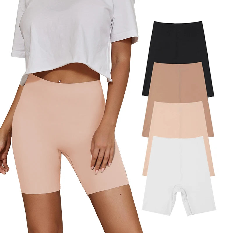 High-Waist Long-Leg Girdle Panty – Seamless Tummy Control Shorts for Women
