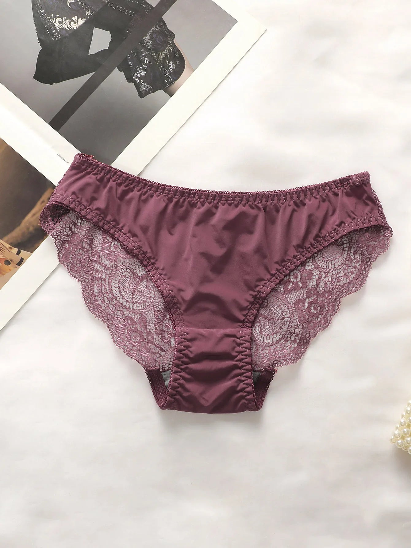 Butterfly Lace Wireless Lingerie Set – Sexy Solid Color 2-Piece Style Heaven