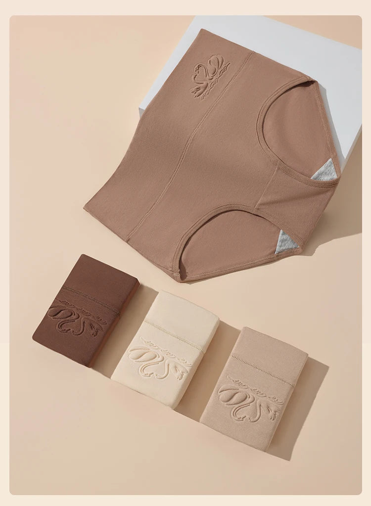 4-Pack High-Waist Body Shaper Panties – Breathable Cotton Plus Size Briefs (M-5XL) Style Heaven
