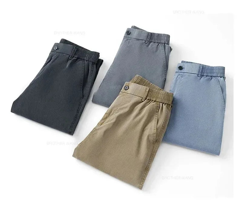 Men’s Ultra-Thin Baggy Jeans – Soft & Breathable Lyocell Straight-Leg Pants - Style Heaven