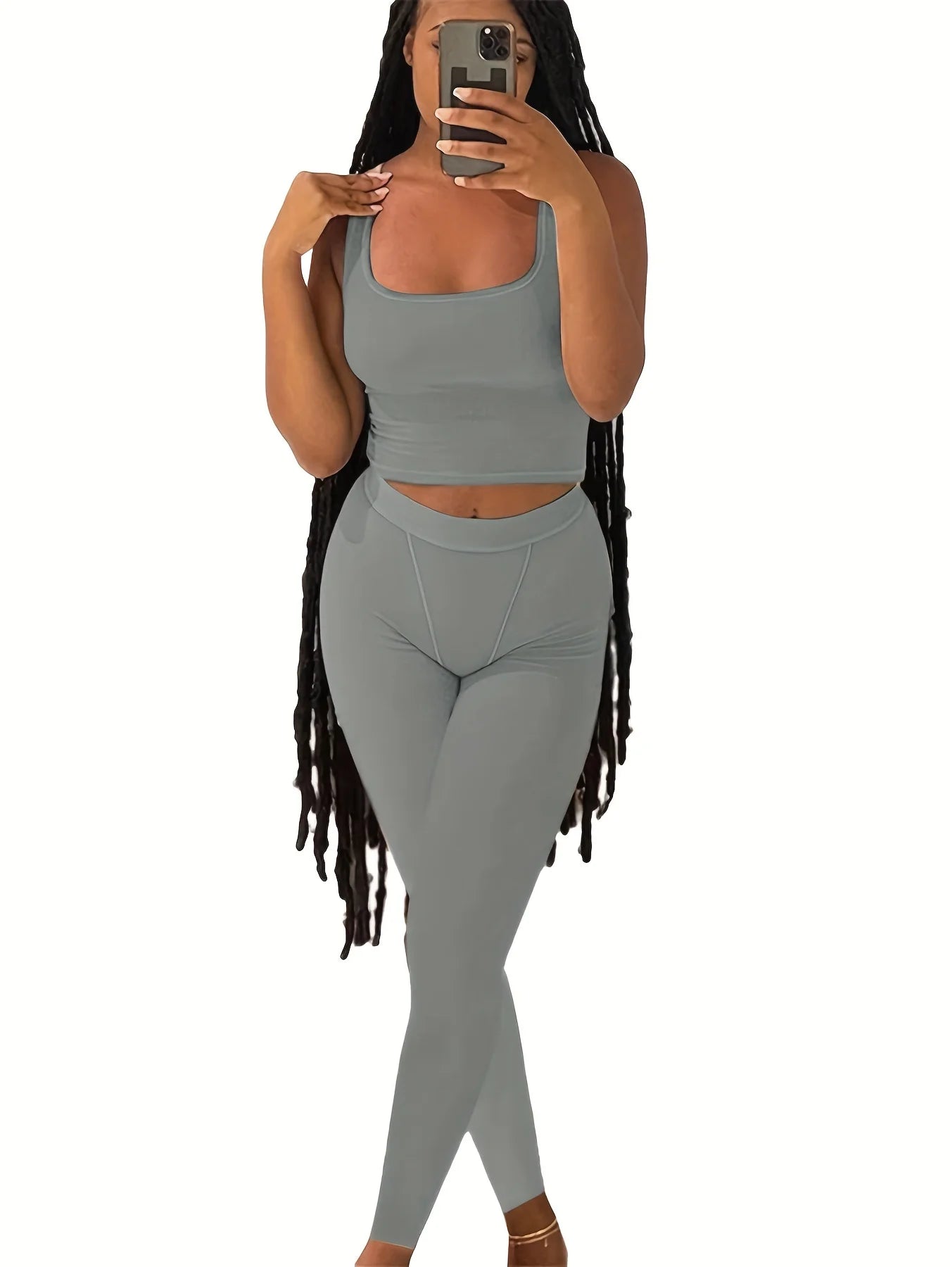 Women's 2-Piece Yoga Shorts Set – Casual Summer Activewear Outfit with Short Sleeve Top & Elastic Leggings Style Heaven