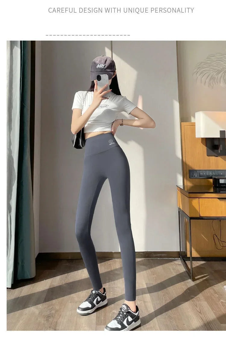 Women’s High Waisted Seamless Leggings Sports Fitness Yoga Pants Gym Leggings | Elastic Shark Cycling Pants for Summer Style Heaven