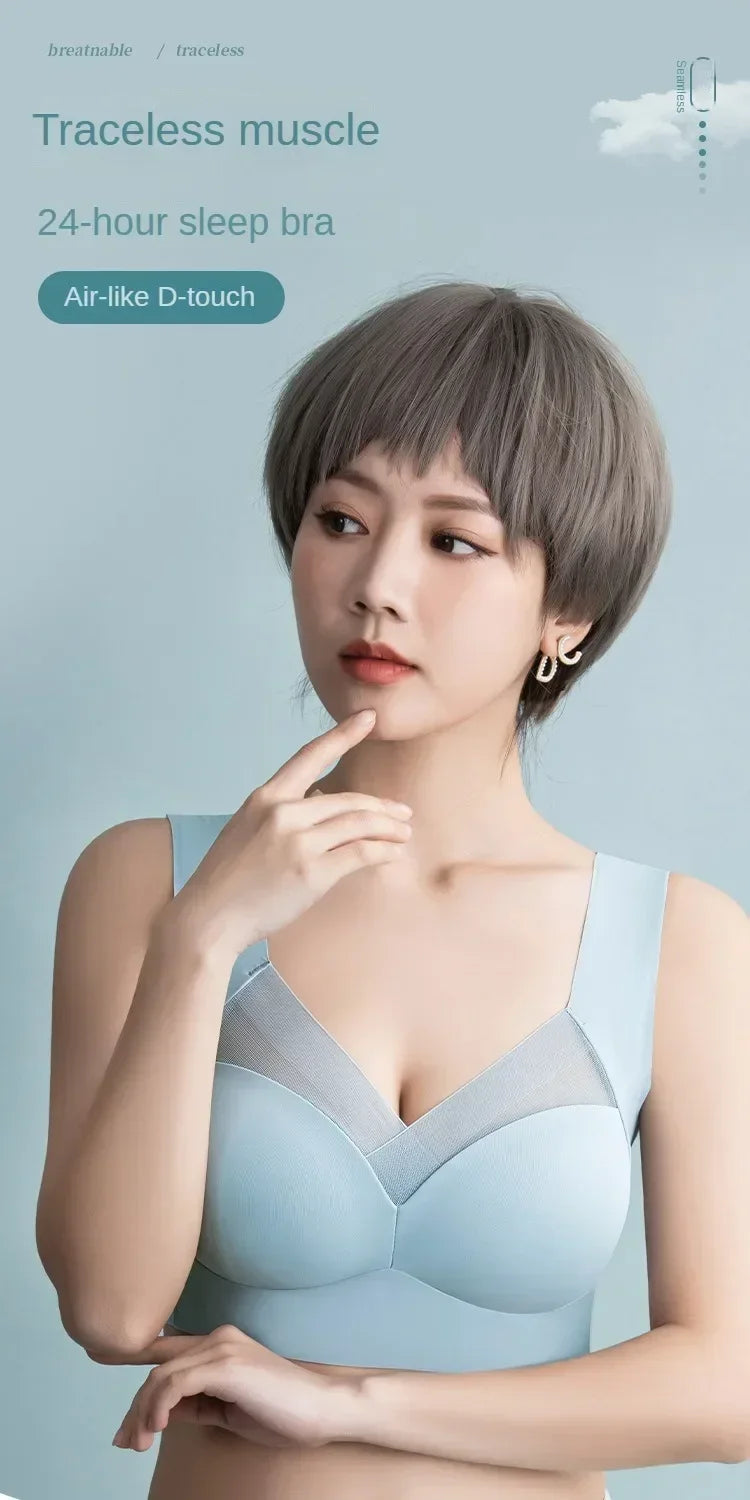 All-in-One Support Tank Top Bra – Soft, No Trace, Wireless Thin Underwear Style Heaven