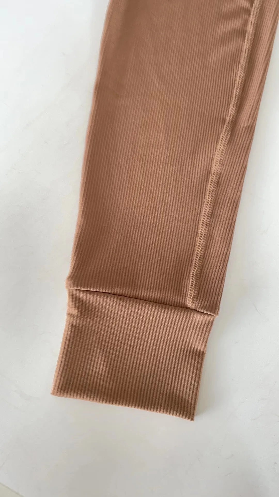 Women's 2PCS Solid Color Yoga Set – Long Sleeve Top & High-Stretch Leggings Activewear Style Heaven