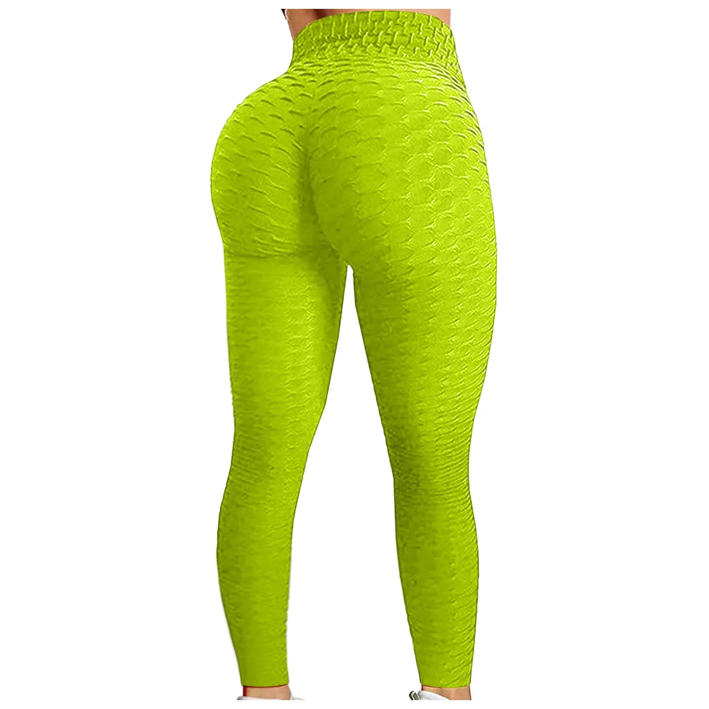 Women's Bubble Hip-Lifting Flared Yoga Pants – High Waist Fitness & Dance Workout Trousers Style Heaven