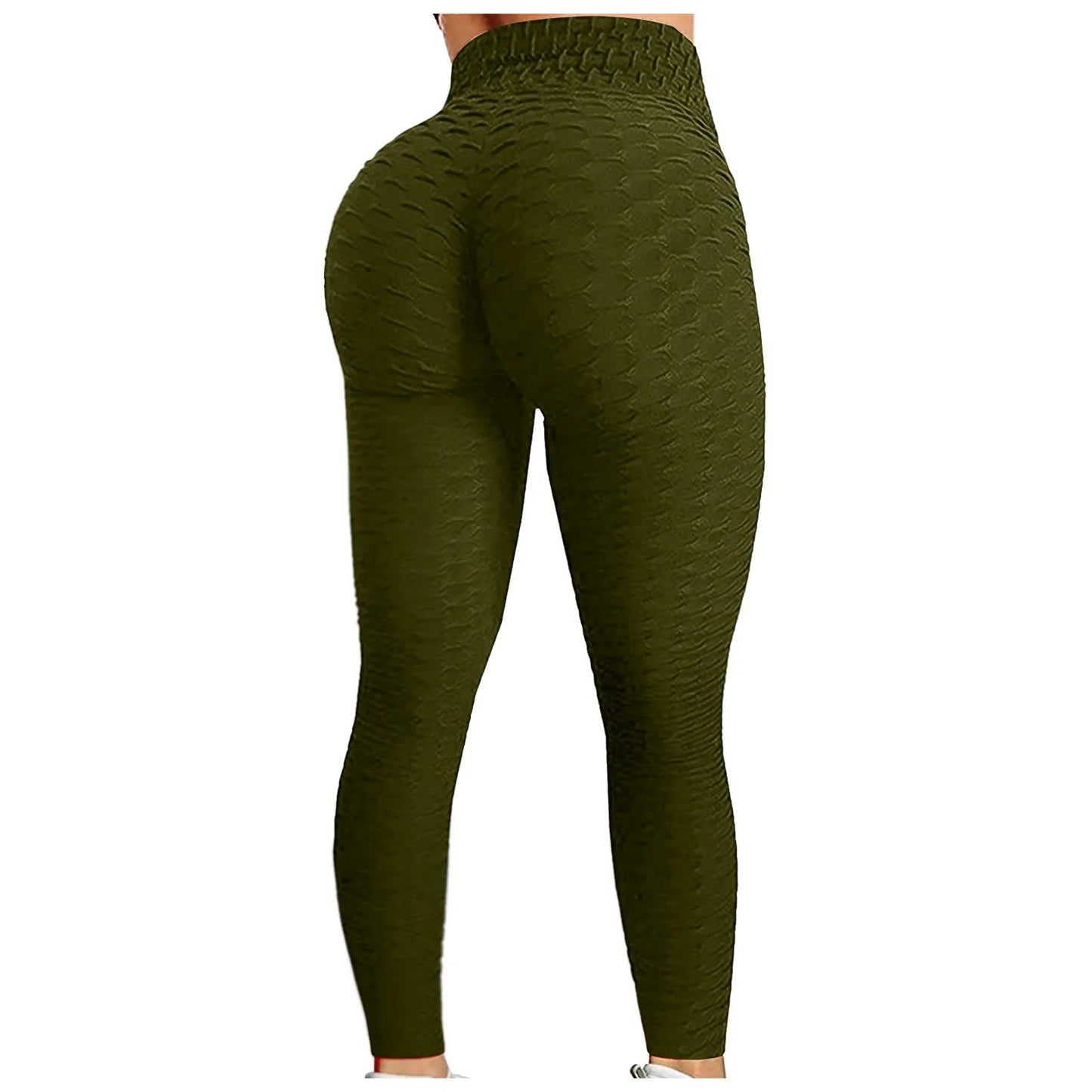 Women's Bubble Hip-Lifting Flared Yoga Pants – High Waist Fitness & Dance Workout Trousers Style Heaven