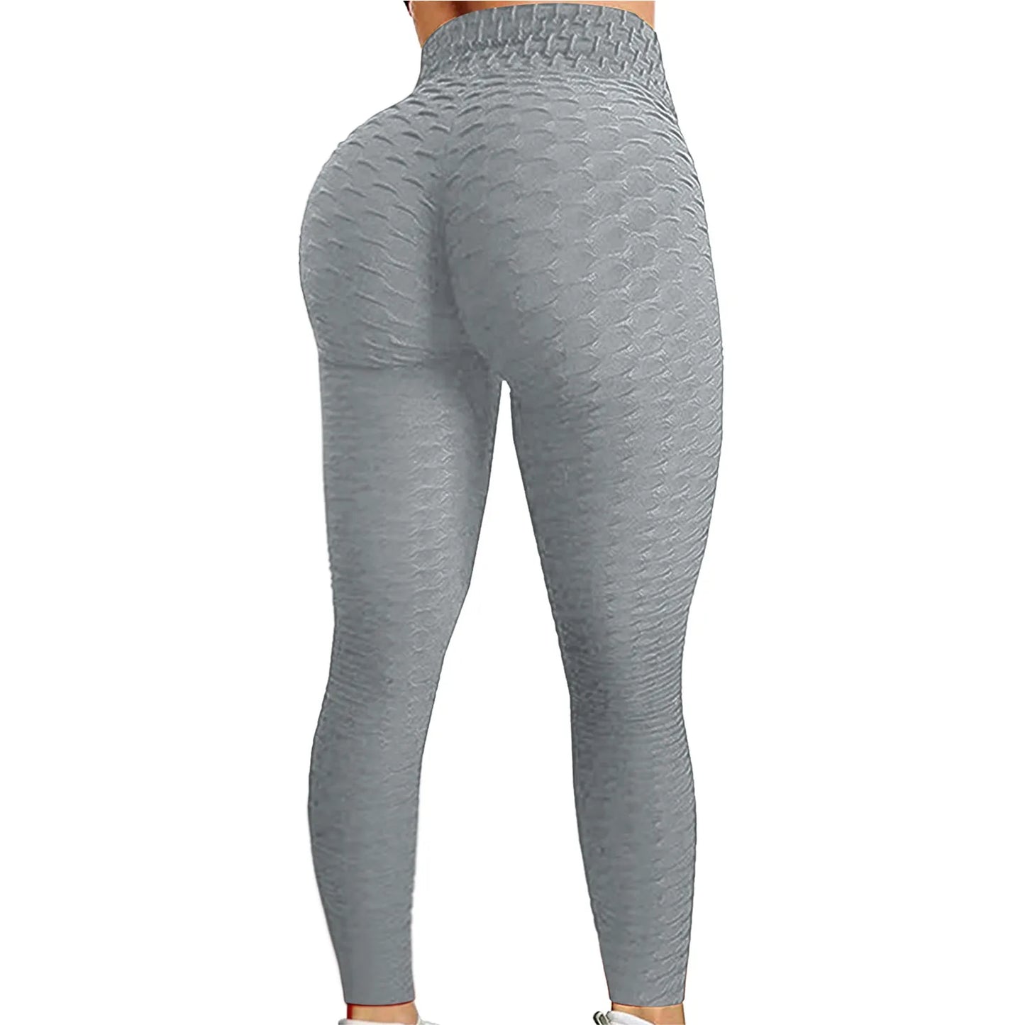 Women's Bubble Hip-Lifting Flared Yoga Pants – High Waist Fitness & Dance Workout Trousers Style Heaven