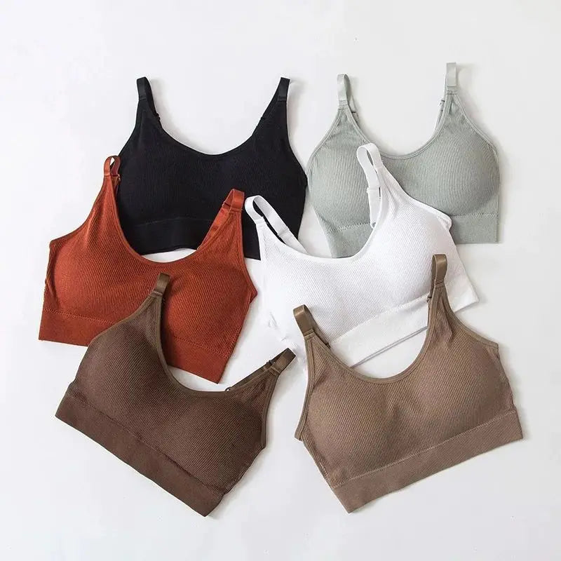 Sexy Gathered Tube Top Bra – No Steel Ring, Soft Cotton Lingerie Style Heaven