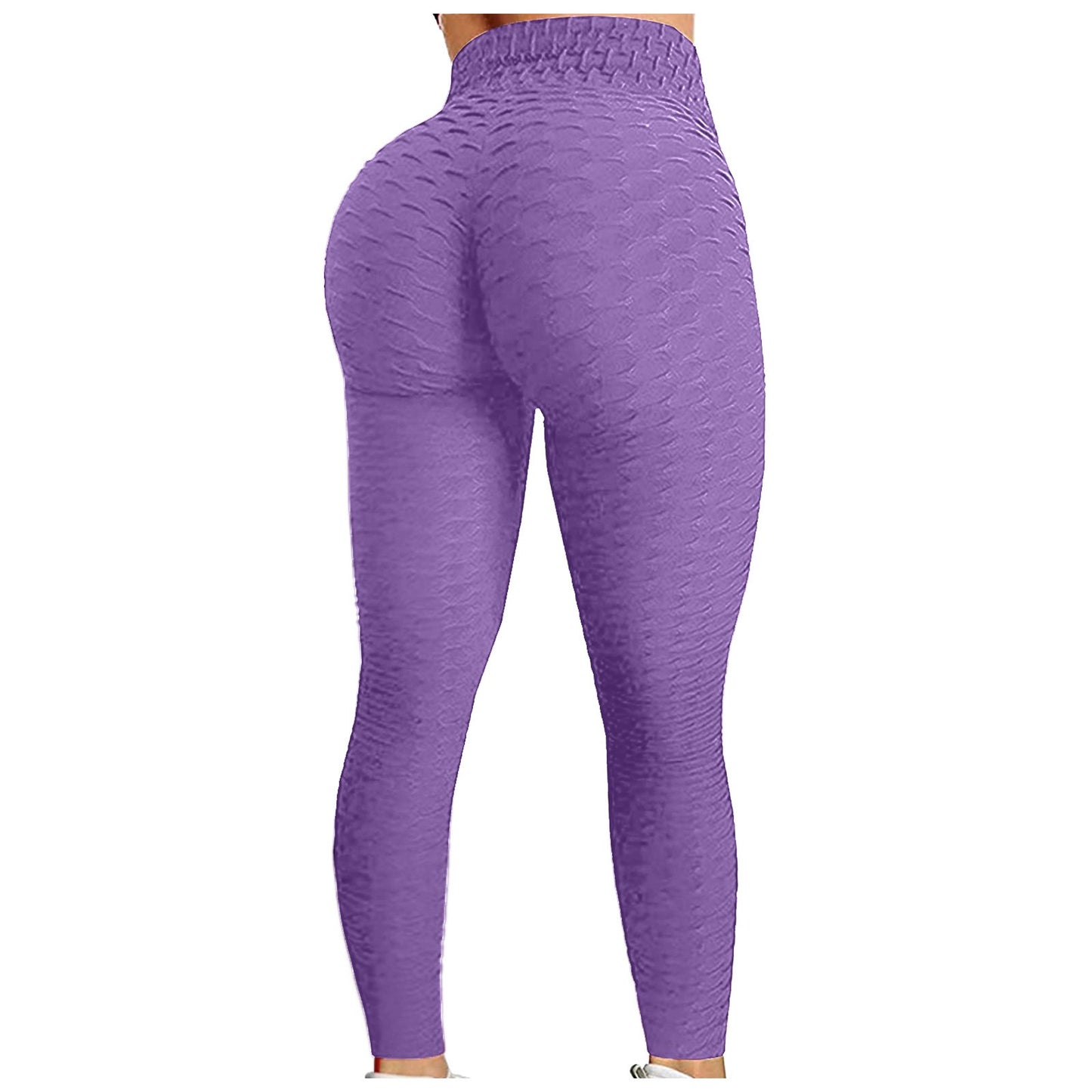 Women's Bubble Hip-Lifting Flared Yoga Pants – High Waist Fitness & Dance Workout Trousers Style Heaven