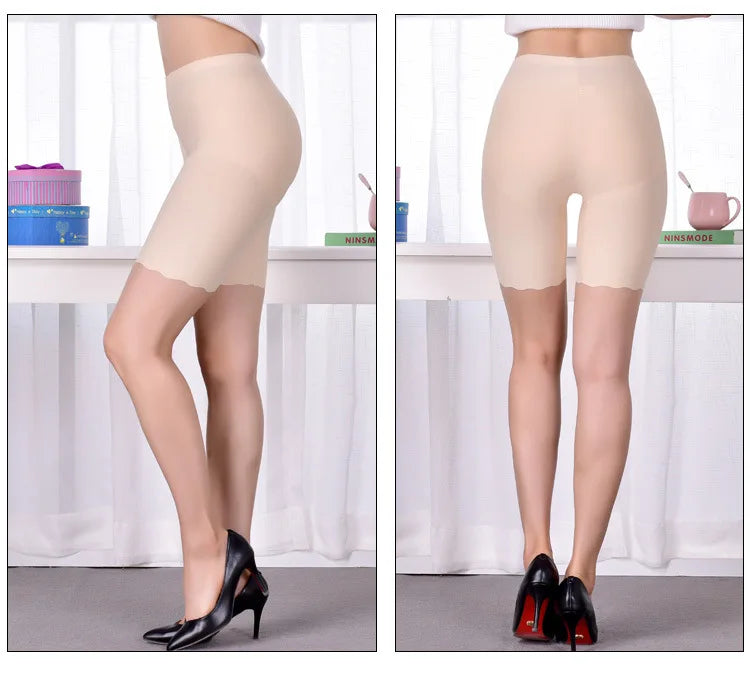 Seamless Safety Shorts – Plus Size Anti-Rub Boxers for Women | 3XL Style Heaven