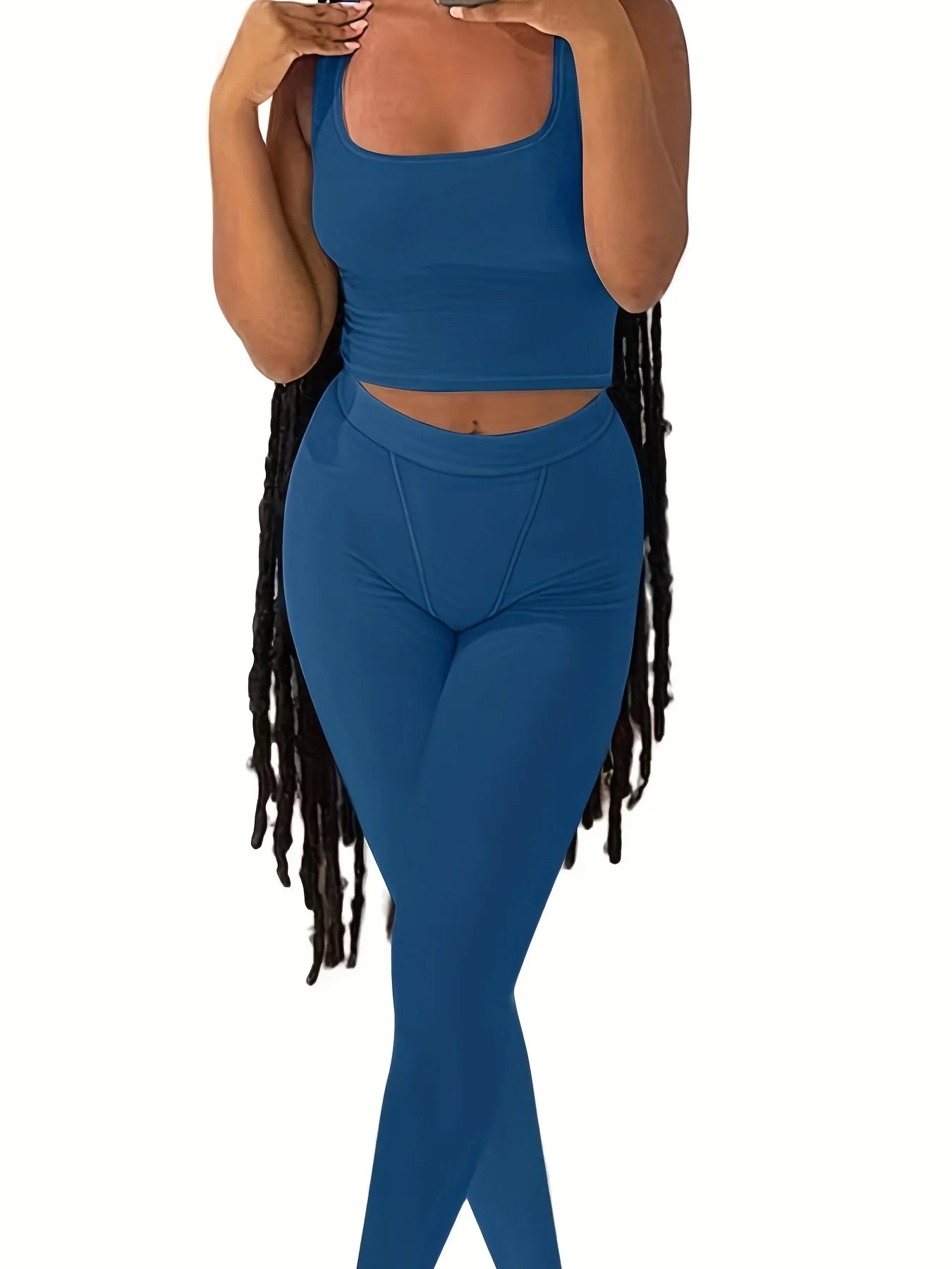 Women's 2-Piece Yoga Shorts Set – Casual Summer Activewear Outfit with Short Sleeve Top & Elastic Leggings Style Heaven