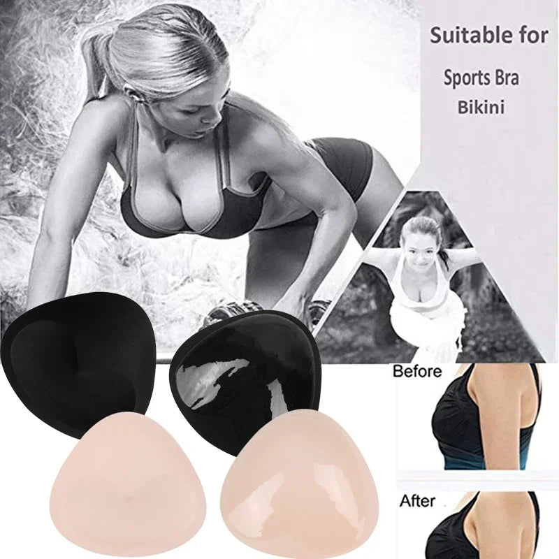 Silicone Push-Up Bra Inserts – Thick Padded Bikini Enhancers for Swimwear | 2025 Style Heaven