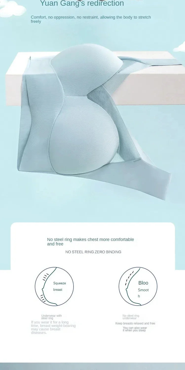 All-in-One Support Tank Top Bra – Soft, No Trace, Wireless Thin Underwear Style Heaven