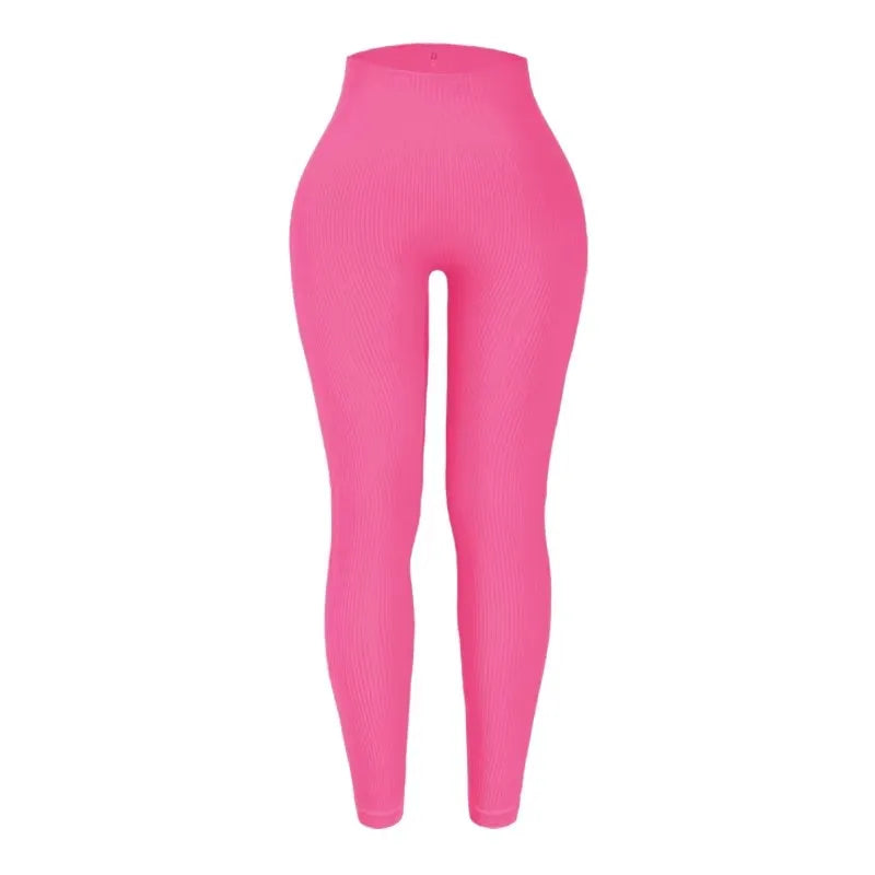 Women's Thread Knitted Seamless Leggings – High Waist, Slim Fit, Hip-Lifting Yoga & Gym Pants Style Heaven