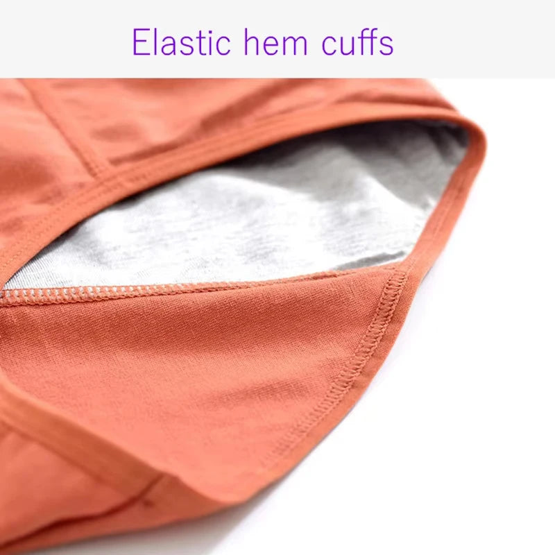High-Waist Cotton Menstrual Panties – Leak-Proof Period Underwear for Women