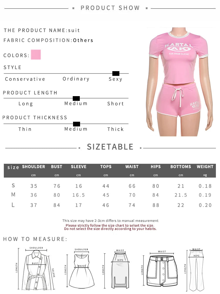 Nibber Women’s Letter Print 2-Piece Tracksuit – Crop Top & Biker Shorts Set Style Heaven