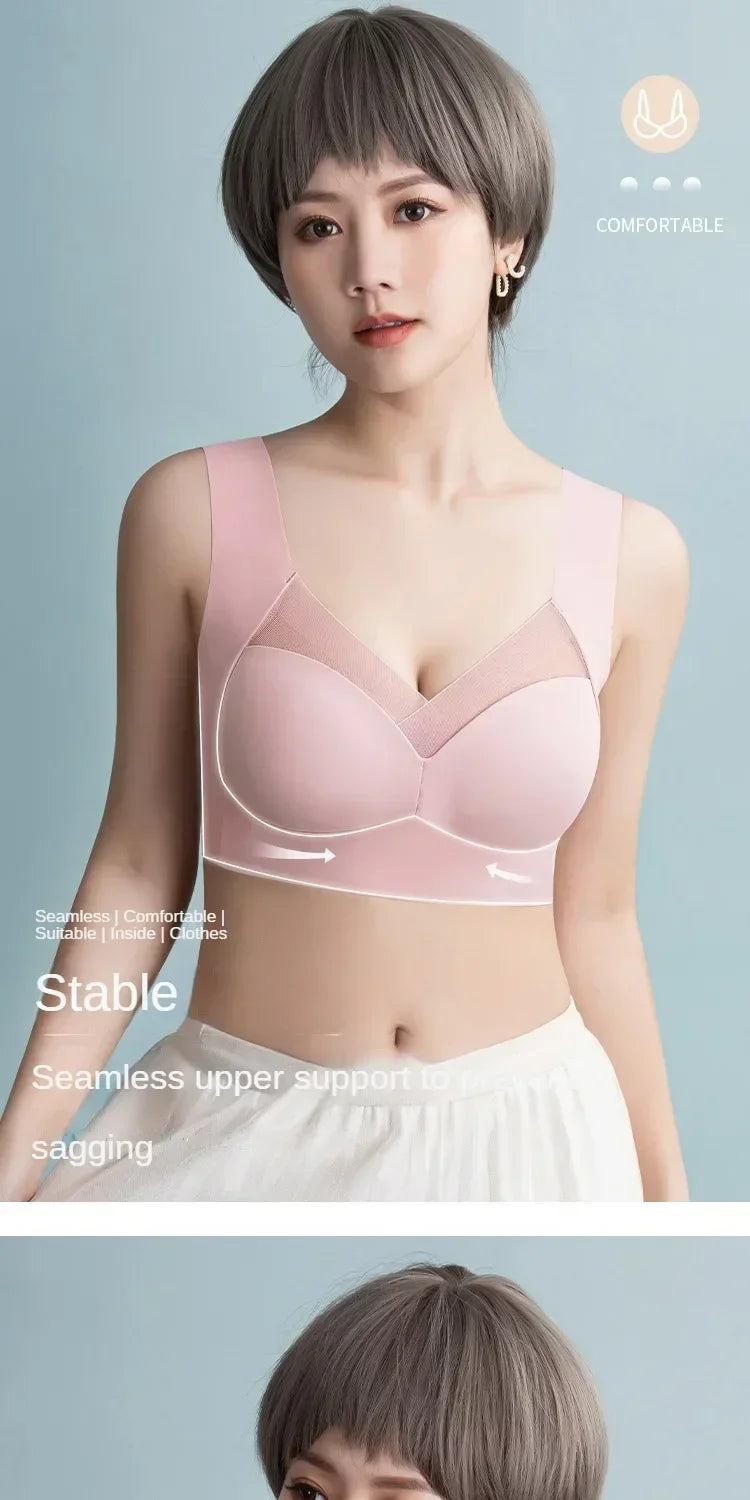 All-in-One Support Tank Top Bra – Soft, No Trace, Wireless Thin Underwear Style Heaven