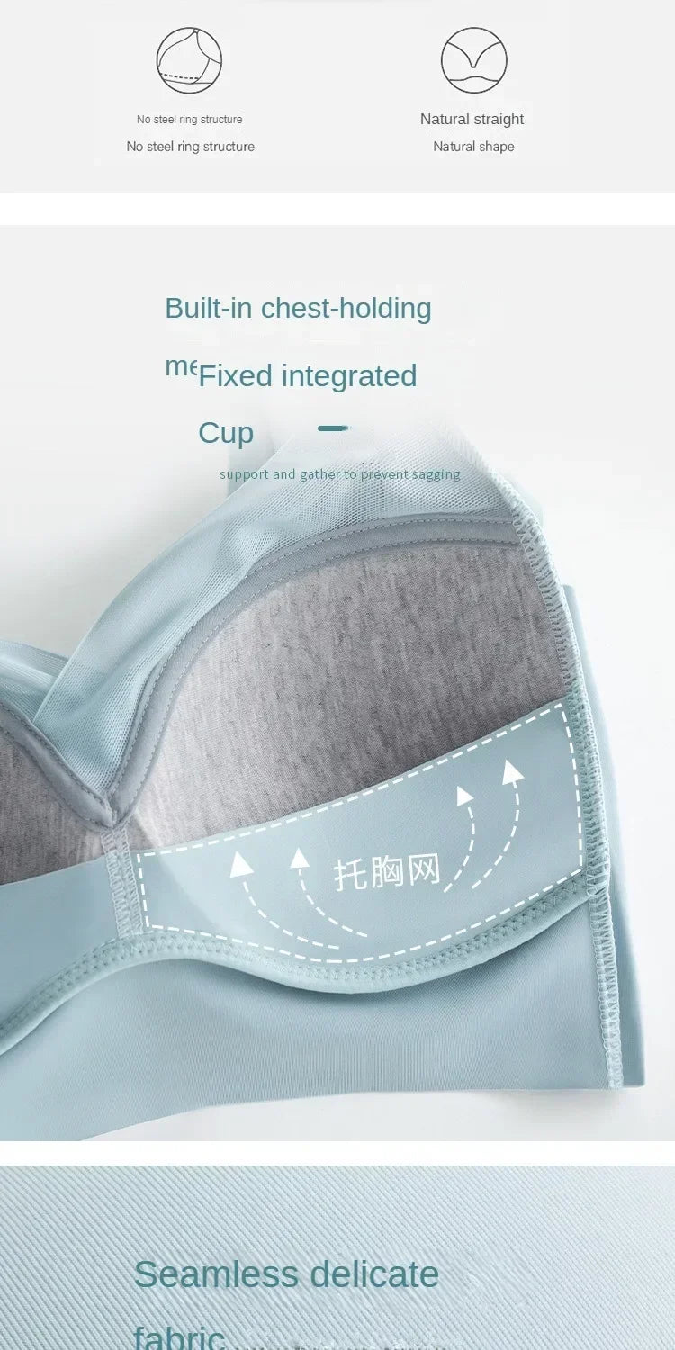 All-in-One Support Tank Top Bra – Soft, No Trace, Wireless Thin Underwear Style Heaven