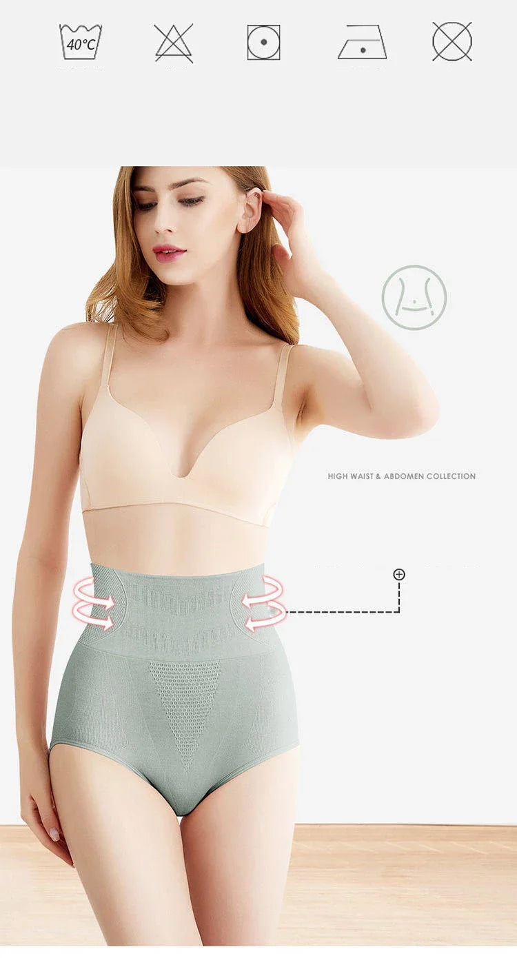 High-Waist Shaping Panties – Yoga & Breathable Slimming Tummy Control Body Shaper