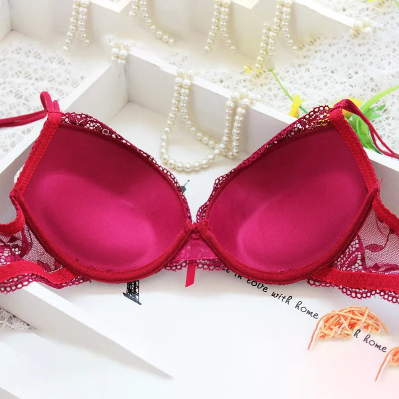 Sexy Lace Lingerie Set – Comfortable Solid Color Bra & Panty Suit for Women Style Heaven