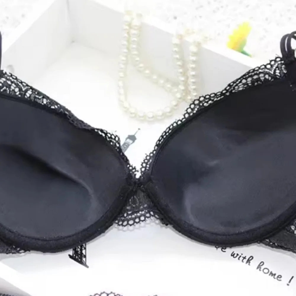 Sexy Lace Lingerie Set – Comfortable Solid Color Bra & Panty Suit for Women Style Heaven
