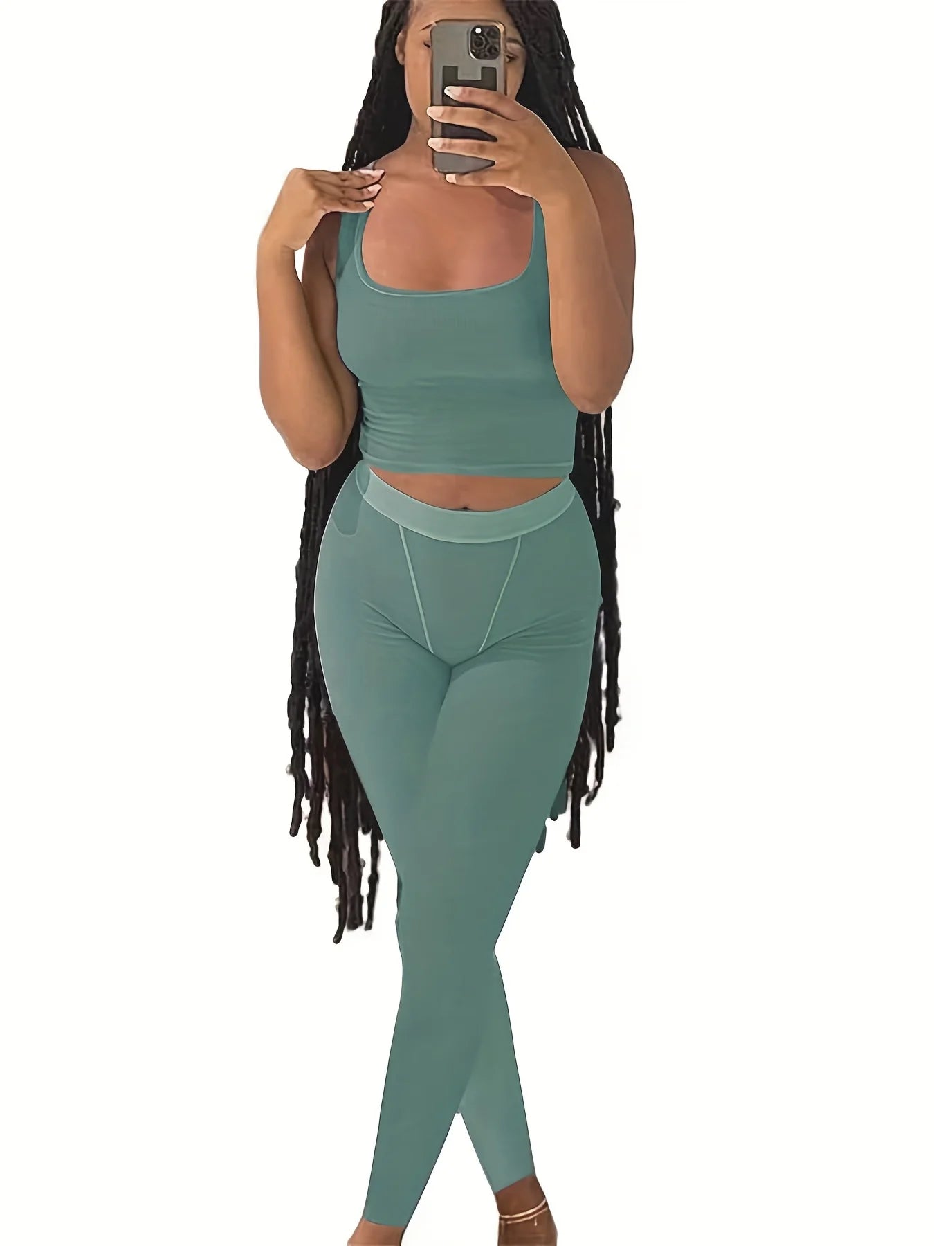 Women's 2-Piece Yoga Shorts Set – Casual Summer Activewear Outfit with Short Sleeve Top & Elastic Leggings Style Heaven