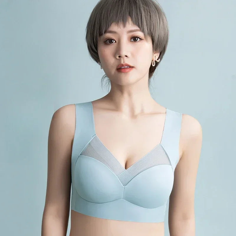 All-in-One Support Tank Top Bra – Soft, No Trace, Wireless Thin Underwear Style Heaven