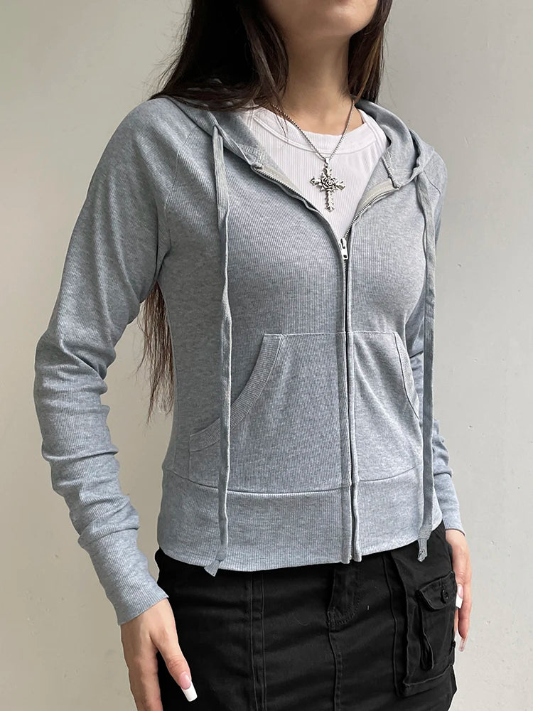 Women's Basic Hooded Sweatshirt Tracksuit – Solid Color Casual Streetwear Set with Pockets Style Heaven