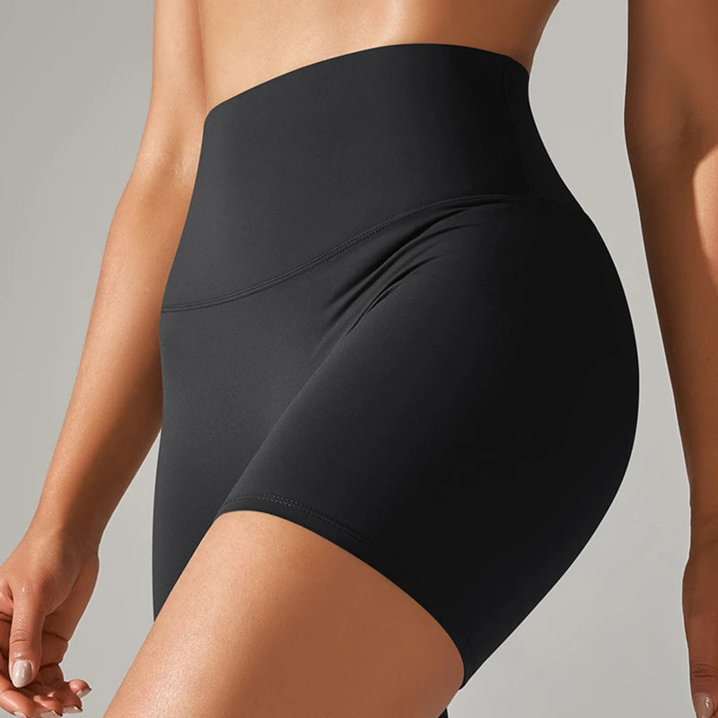 Women’s High Waist Sports Shorts – Squat Proof Quick Drying Yoga & Gym Leggings Style Heaven
