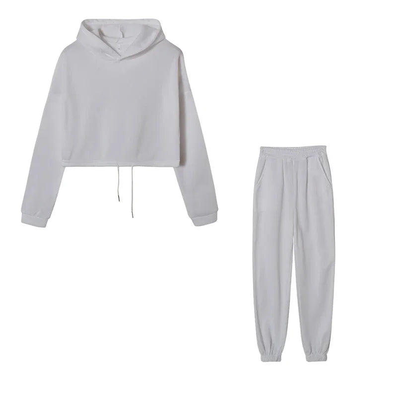 Women’s Long-Sleeve Sportswear Set – Casual Fashion Two-Piece Outfit Style Heaven