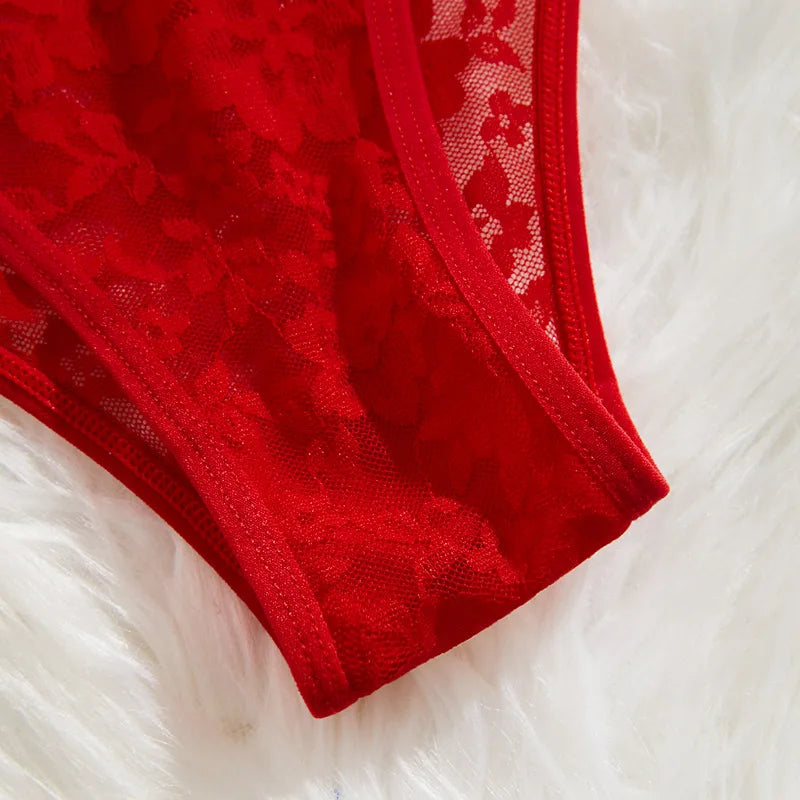 Lace Floral Sexy Panties – Low Waist Mesh Underwear for Women Style Heaven