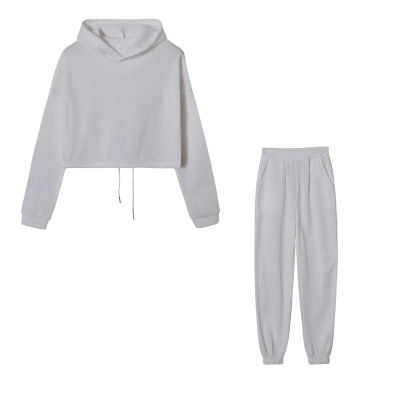 Women’s Long-Sleeve Sportswear Set – Casual Fashion Two-Piece Outfit Style Heaven