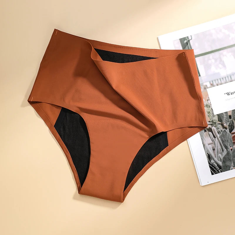 Mid-Rise Seamless Menstrual Period Panties – 4-Layer Absorbent Leak-Proof Culottes Style Heaven