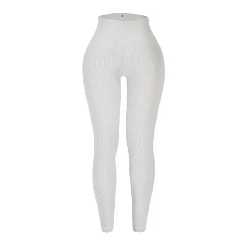 Women's Thread Knitted Seamless Leggings – High Waist, Slim Fit, Hip-Lifting Yoga & Gym Pants Style Heaven