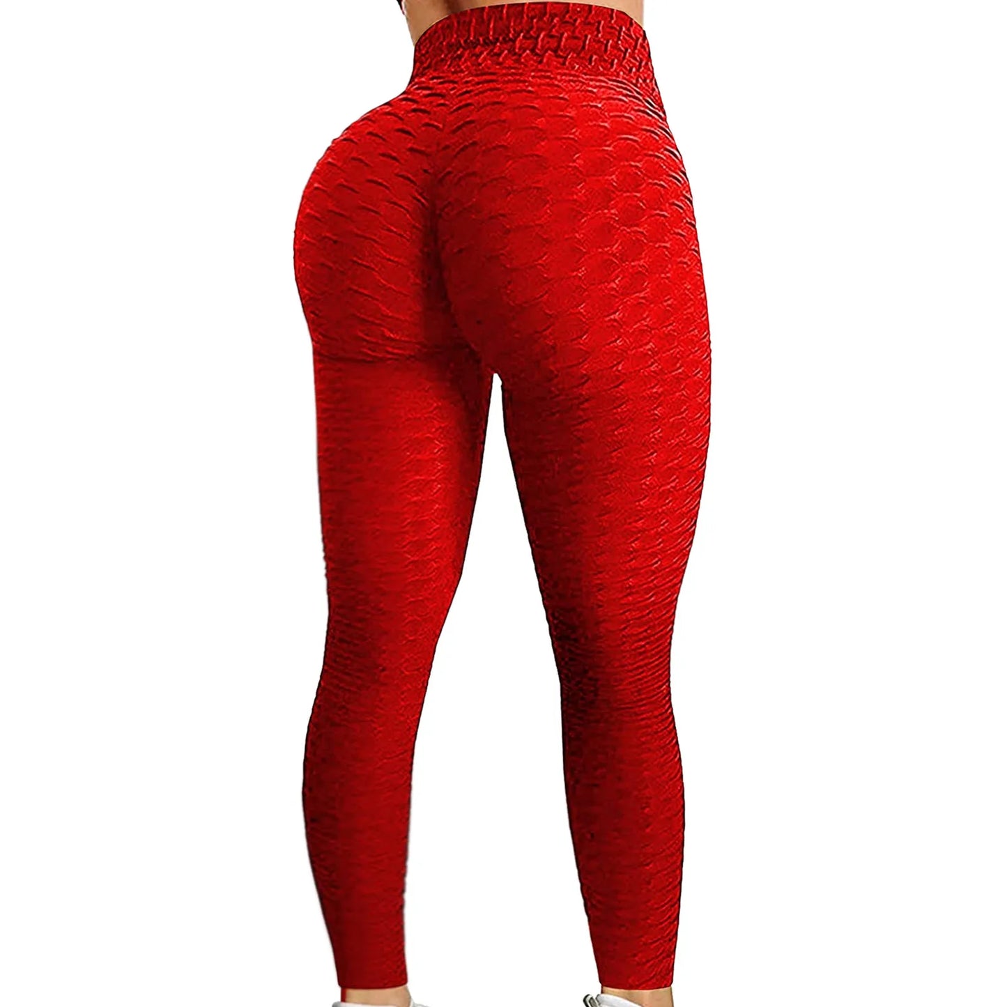 Women's Bubble Hip-Lifting Flared Yoga Pants – High Waist Fitness & Dance Workout Trousers Style Heaven