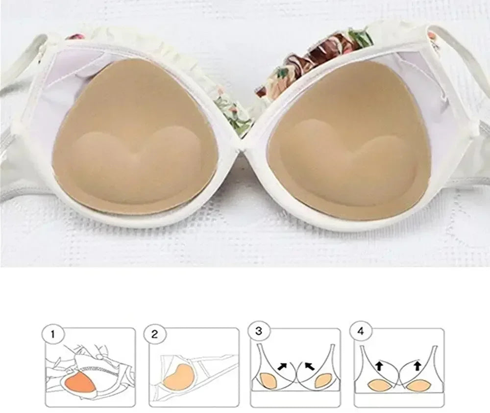 Silicone Push-Up Bra Inserts – Thick Padded Bikini Enhancers for Swimwear | 2025 Style Heaven