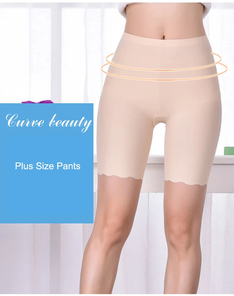 Seamless Safety Shorts – Plus Size Anti-Rub Boxers for Women | 3XL Style Heaven