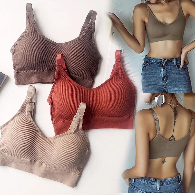 Sexy Gathered Tube Top Bra – No Steel Ring, Soft Cotton Lingerie Style Heaven