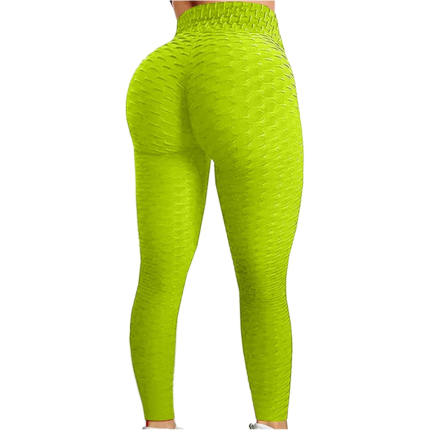 Women's Bubble Hip-Lifting Flared Yoga Pants – High Waist Fitness & Dance Workout Trousers Style Heaven