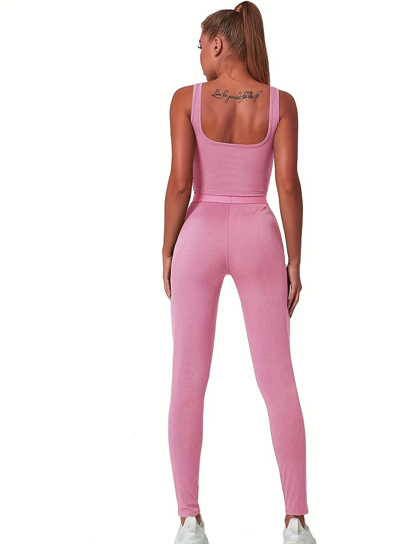 Women's 2-Piece Yoga Shorts Set – Casual Summer Activewear Outfit with Short Sleeve Top & Elastic Leggings Style Heaven