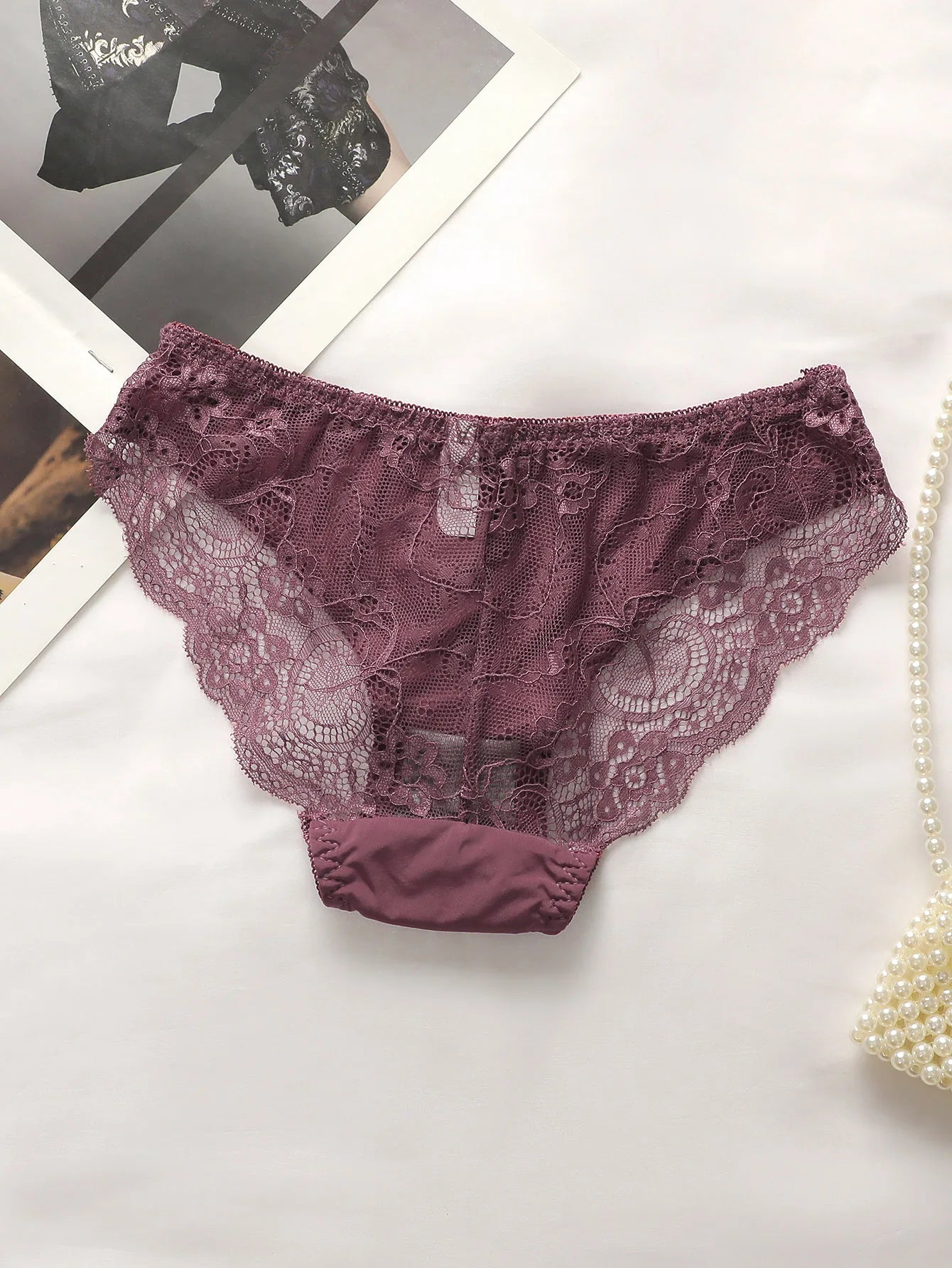 Butterfly Lace Wireless Lingerie Set – Sexy Solid Color 2-Piece Style Heaven