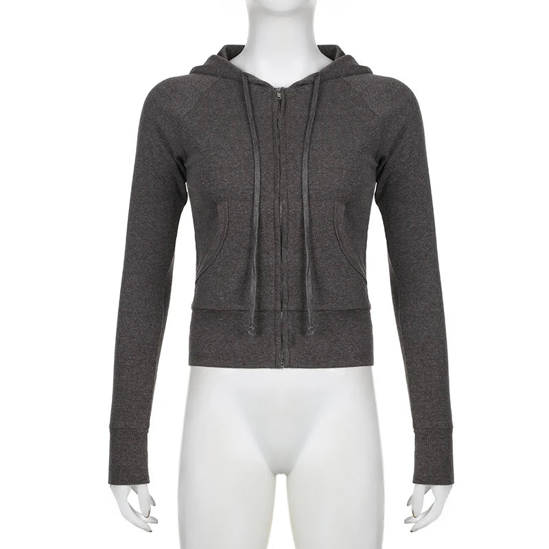 Women's Basic Hooded Sweatshirt Tracksuit – Solid Color Casual Streetwear Set with Pockets Style Heaven