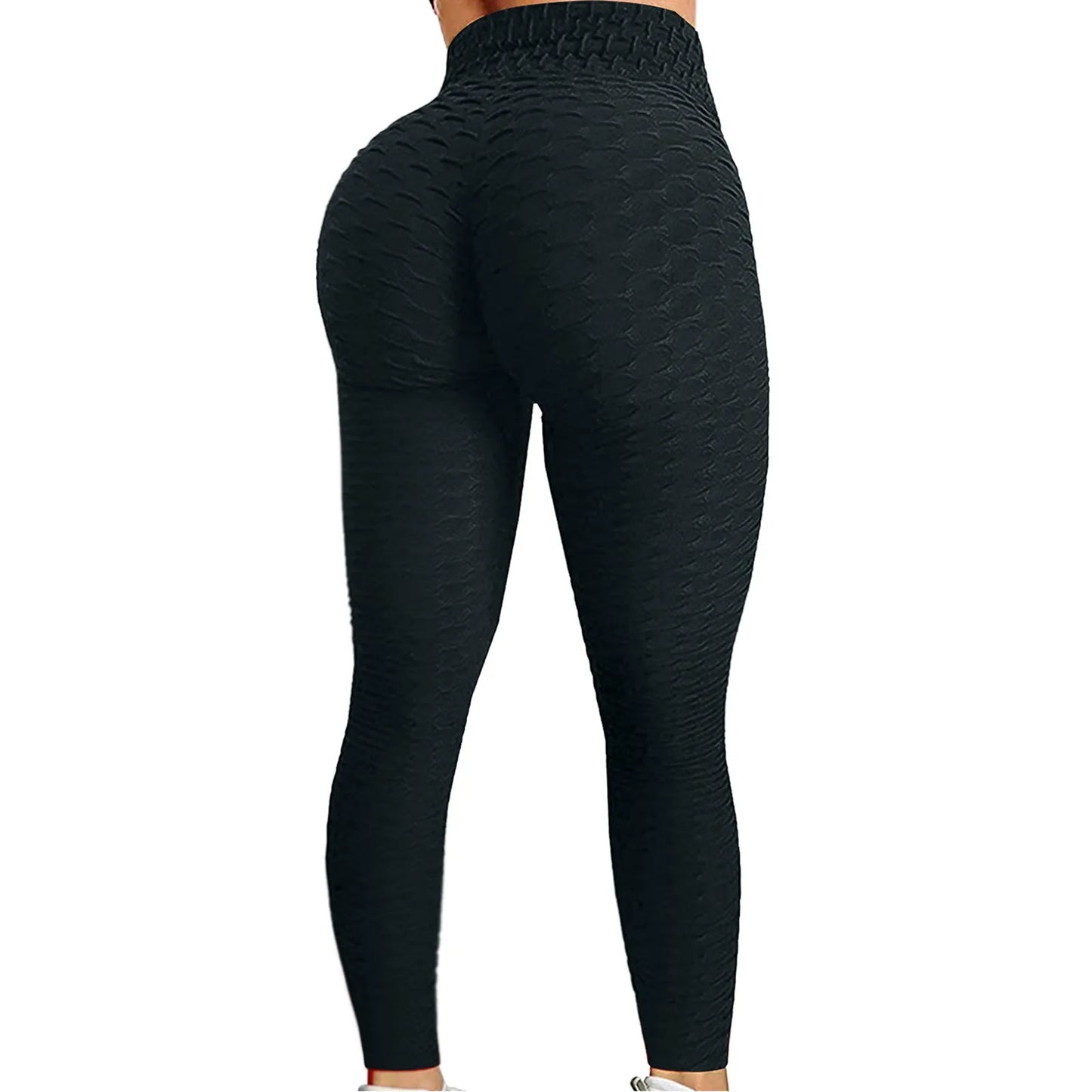 Women's Bubble Hip-Lifting Flared Yoga Pants – High Waist Fitness & Dance Workout Trousers Style Heaven