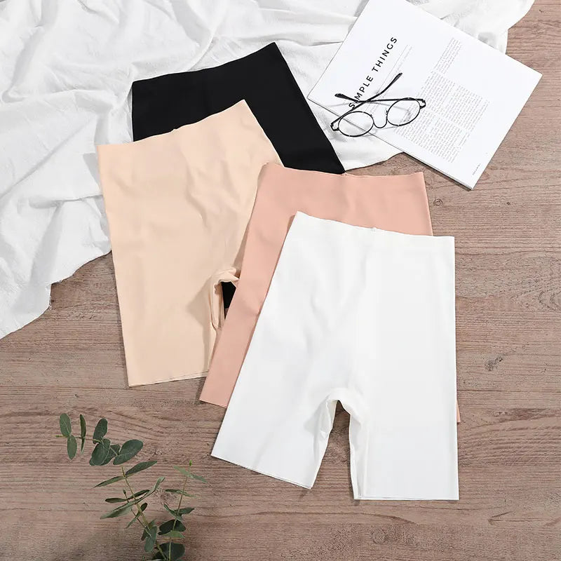 High-Waist Long-Leg Girdle Panty – Seamless Tummy Control Shorts for Women