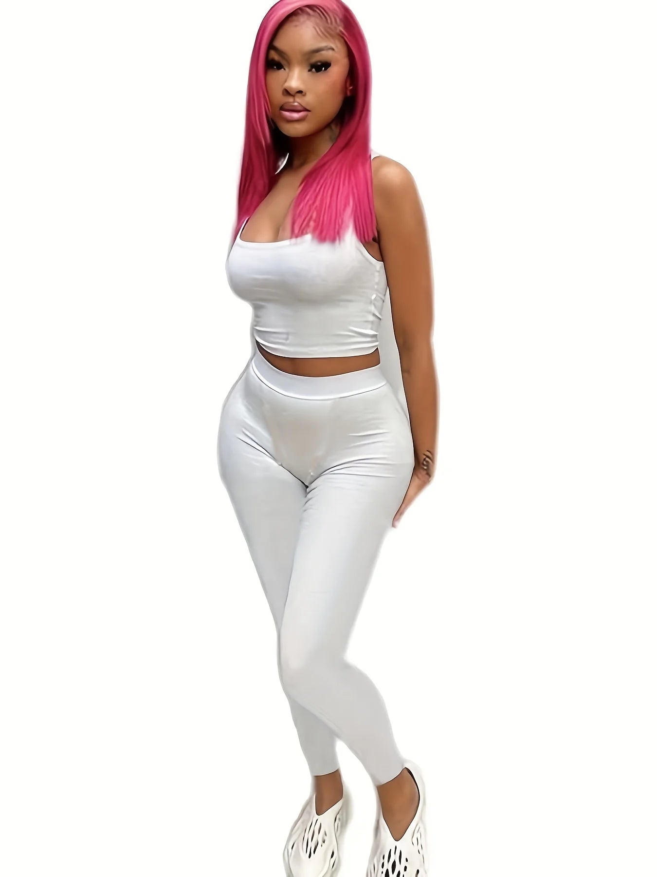 Women's 2-Piece Yoga Shorts Set – Casual Summer Activewear Outfit with Short Sleeve Top & Elastic Leggings Style Heaven