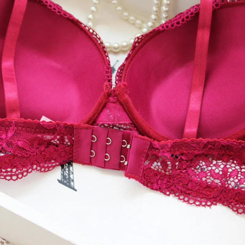 Sexy Lace Lingerie Set – Comfortable Solid Color Bra & Panty Suit for Women Style Heaven