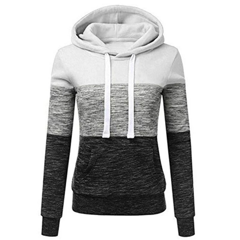 Women's Tricolor Sweatshirt Pullovers Graphic Sweatshirts New Hoodies and Sweatshirts Hooded Shirt Hoody Clothes Style Heaven
